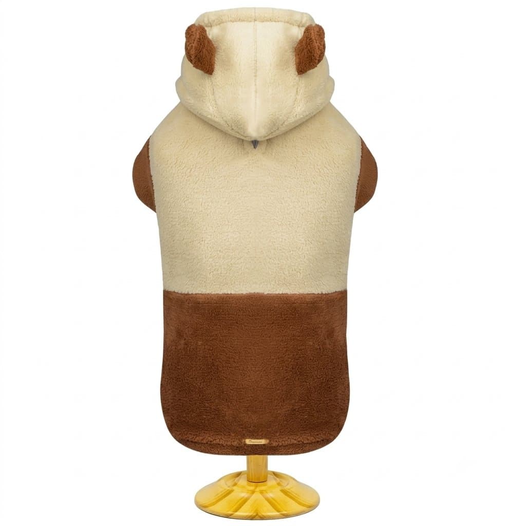 Casaco Fleece com Capuz e Orelhinhas para Pets